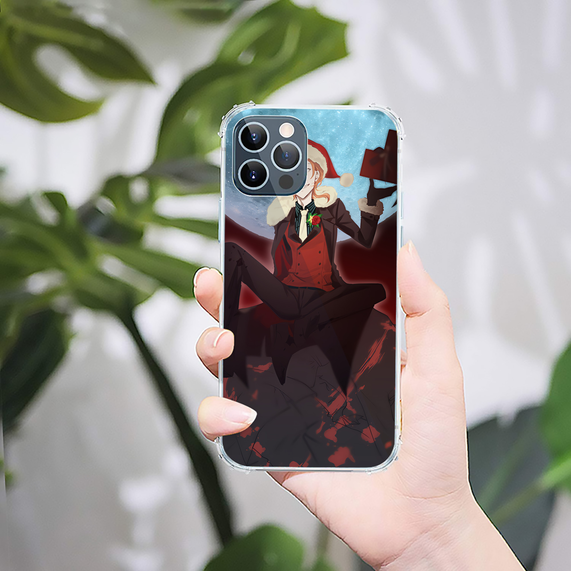 （画像用） 文豪ストレイドッグス Bungo Stray Dogs 【iPhone 12シリーズ対応】透明スマホケース（クリアソフトケース）